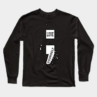 Semicolon Love Yourself Suicide Awareness Mental Supporter Long Sleeve T-Shirt